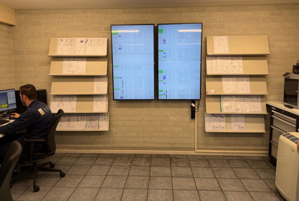 digitaliseringsdashboard planning op de werkvloer