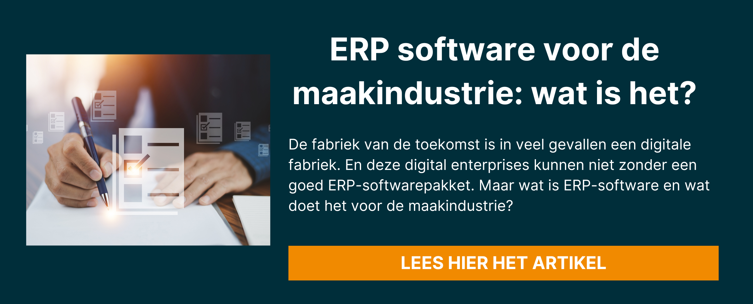 ERP software voor de maakindustrie