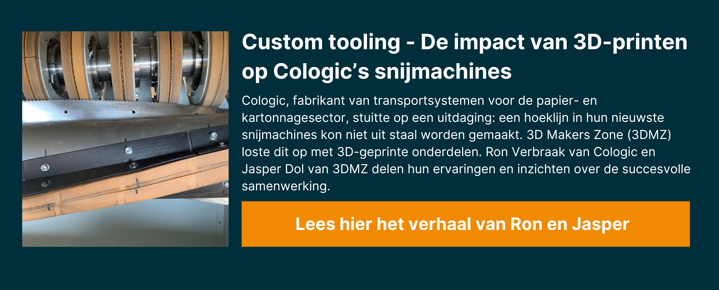 Custom tooling bij Cologic