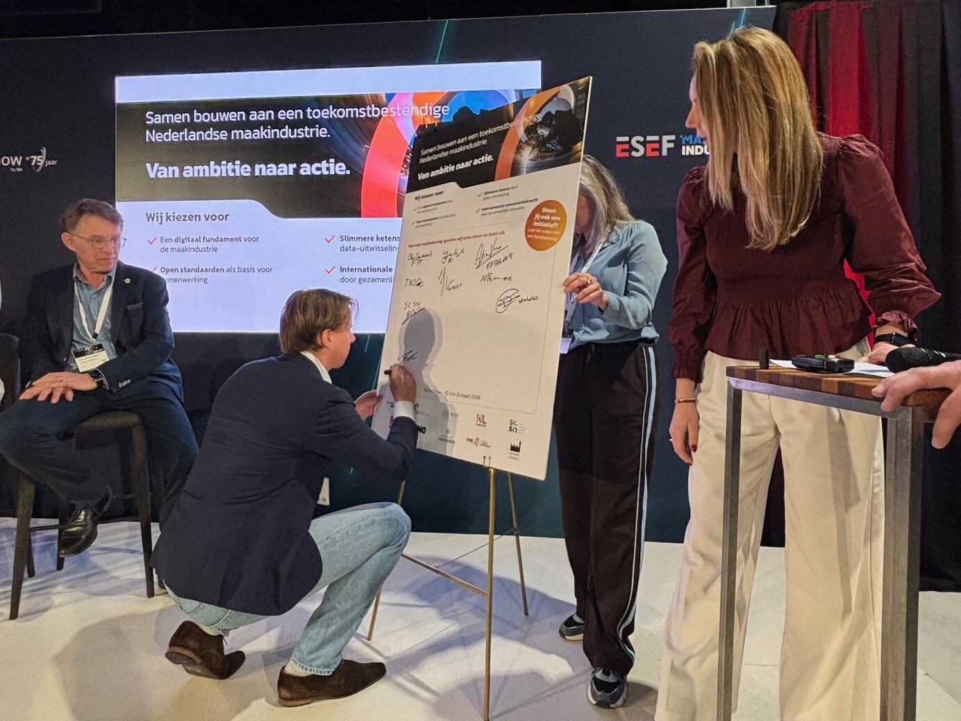 Nederlandse maakindustrie ondertekent manifest voor versterking van het industriële ecosysteem