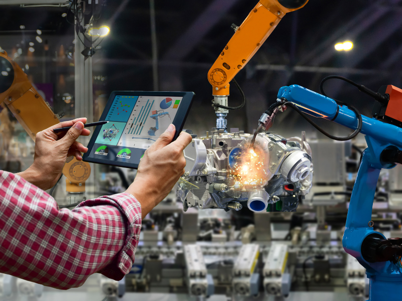Robotisering in de technologische industrie