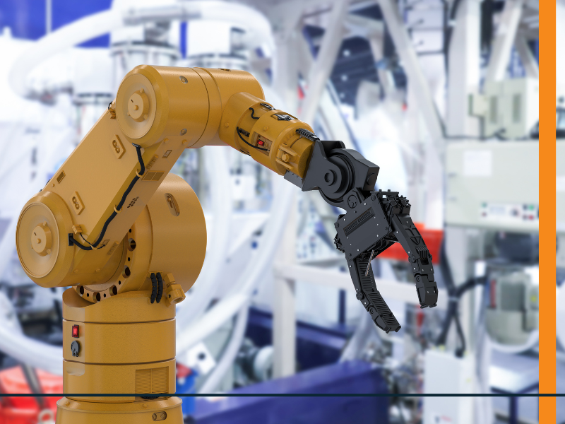 robotarm in fabriek