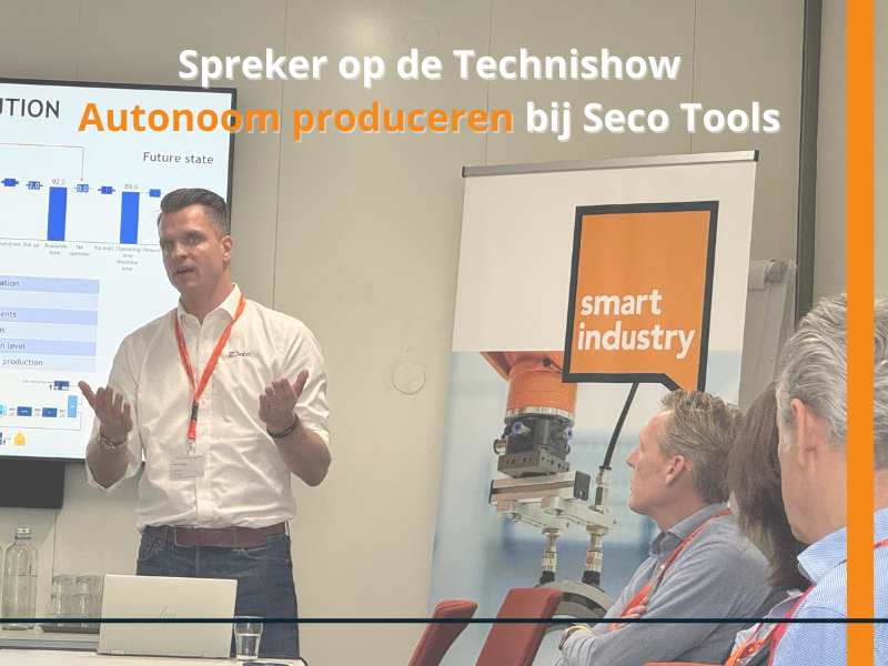 Smart Industry presenteert praktijkcase autonoom produceren op Technishow
